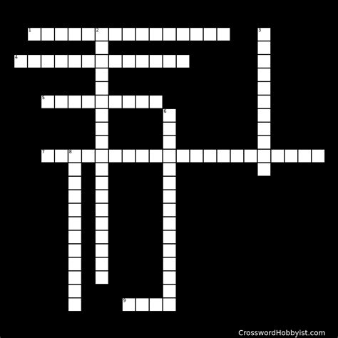 Recent usage in crossword puzzles: LA Times - Sept. 15, 2023; New York Times - Jan. 3, 2020; WSJ Daily - Aug. 24, 2019; WSJ Daily - June 5, 2018; New York Times - Nov ...